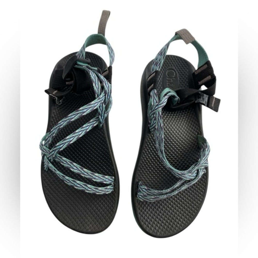 Chaco Kids Sandals - Black and Teal